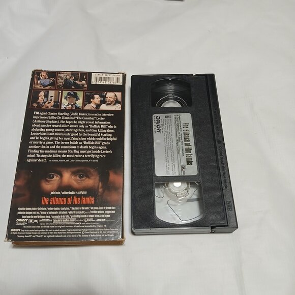 The Silence of the Lambs VHS Tape Jodie Foster Anthony Hopkins - Bundle & Save - Picture 2 of 3